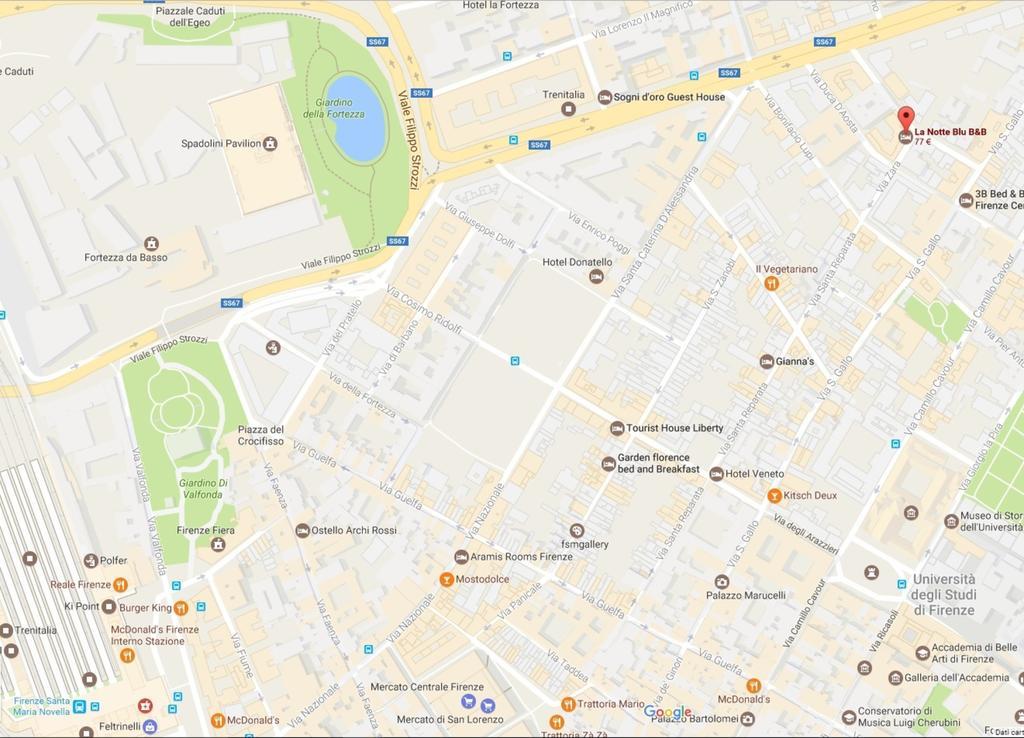 B&B La Notte Blu Florence Ngoại thất bức ảnh